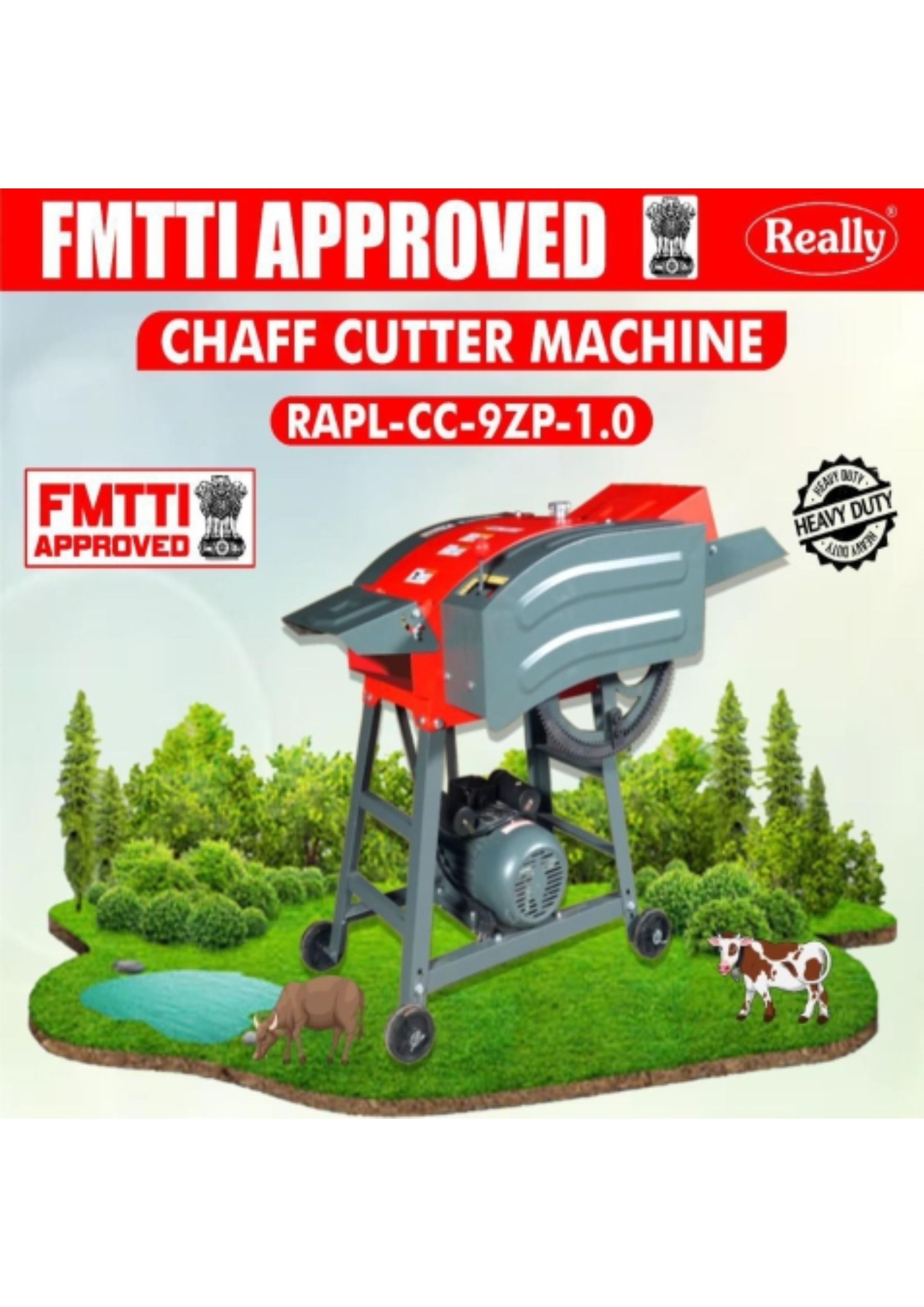 Chaff Cutter Machine (FMTTI Approved)